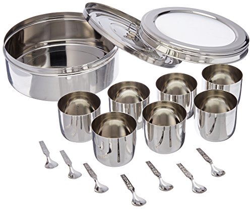 Tabakh MD-SS Storage Containers, None, Silver