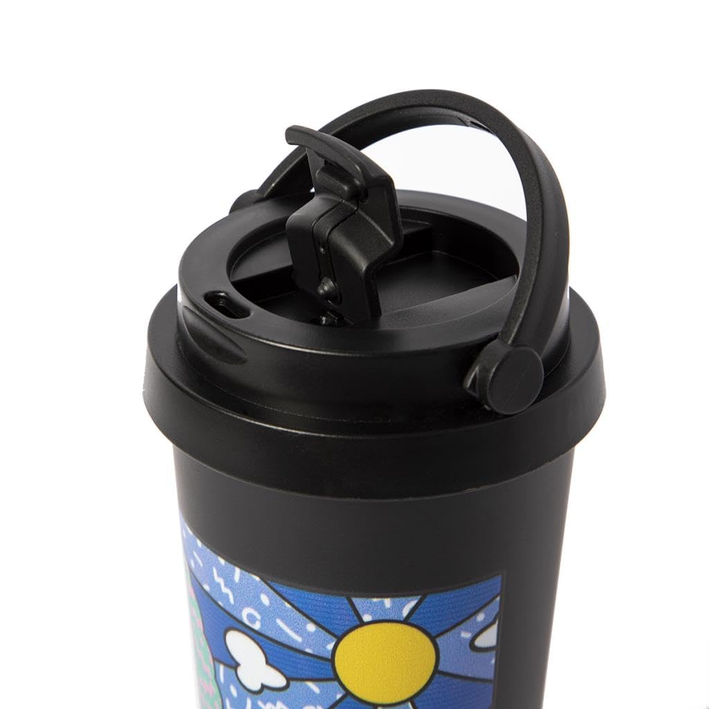 Any Morning 500 ml Paslanmaz Çelik Termos Mug, 6 saat sıcak, 10 saat soğuk Siyah BA21525