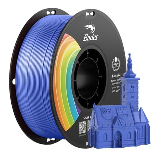 Creality 3D Printer Filament, PLA Plus Filament 1.75mm Rainbow, PLA Pro Toughness Upgraded Dimensional Accuracy +/- 0.03mm, 1KG Spool(2.2lbs) Ender PLA+ Filament for Most 3D Printer