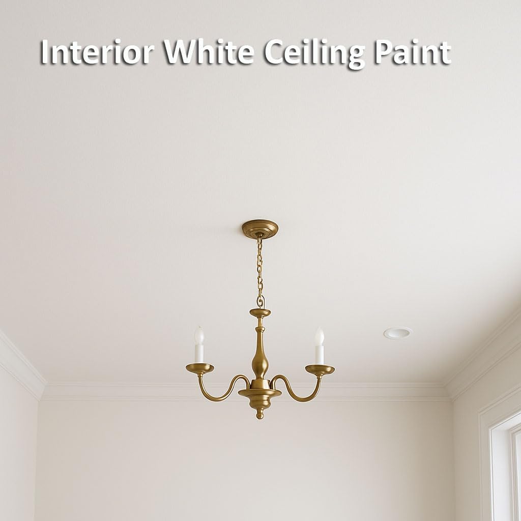 PRO Paint & Primer FLAT White 3.5 Gallon 100% Acrylic High Durability and Scratch-Resistant Paint. Made in USA. Low VOC.