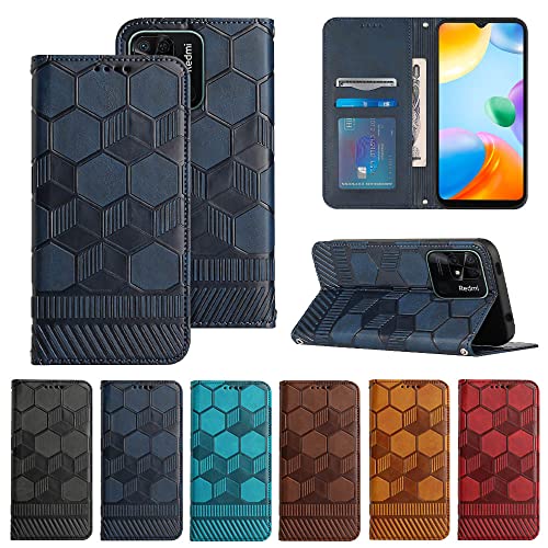 Protection Redmi 10C football avec clapet aimanté et béquille de support