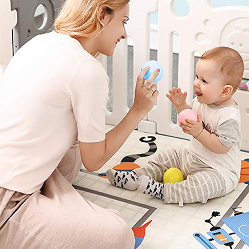 50 peças de plástico macio de 5,3 cm, bola do oceano, à prova de esmagamento, barraca de natação, bo