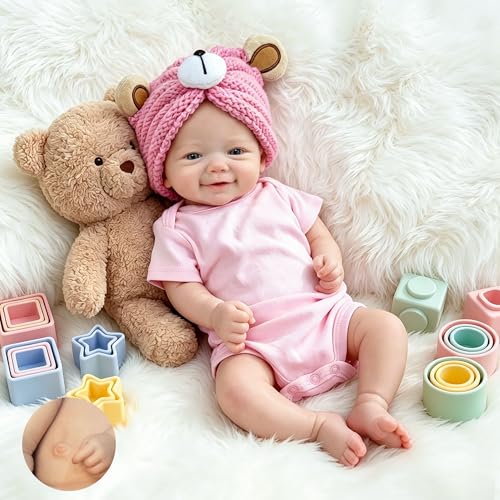 Muñeca Reborn de Silicona Realista 42cm 2.7kg Bebe miniatura 1