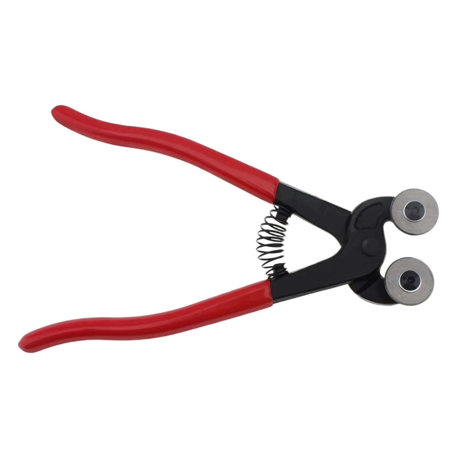 Aurvix Bt40green Glass-Cutting Pliers Glass Tile Mosaic Nippers Heavy Duty Double Round Wheel Flat Nose Trimming Clamp Pliers Ceramics Cutting Tongs Tools(Bt40green)