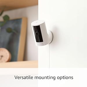 Ring Indoor Cam  Home or business security in 1080p HD video, Black