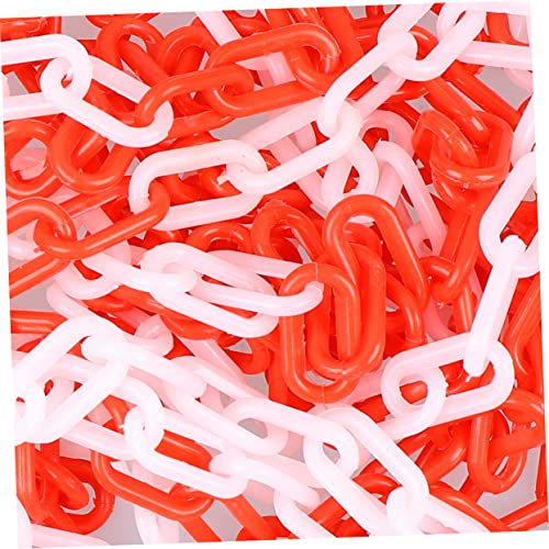 SOLUSTRE 3 Rolos Preto Amarelo Revestido Cadeia a Granel Elos Da Cadeia Barreiras De Cadeia De Estac