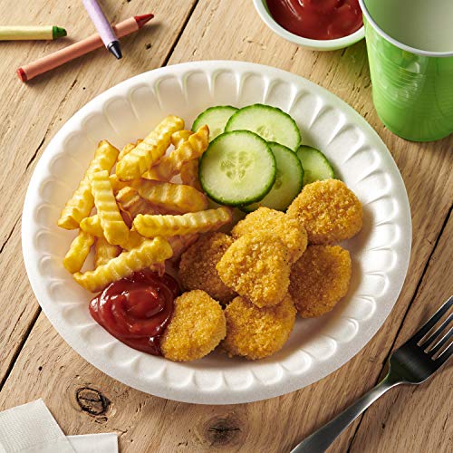 Hefty Everyday Soak-Proof Foam Plates, White, 10.25 Inch, 25 Count - image 2