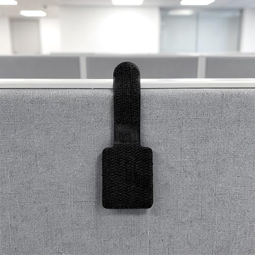 Zerodeko 24PCS Ganchos y Lazos para Cables, Correas Autoadhesivas para Gestión de Cables, Organizadores Reutilizables para Cables, Control de Cables para TV Bajo Escritorio para Hogar y Oficina miniatura 5