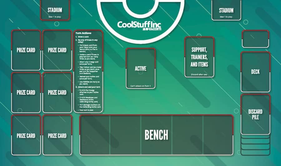 Coolstuffinc Pokemon TCG Play Mat: Great for Beginners
