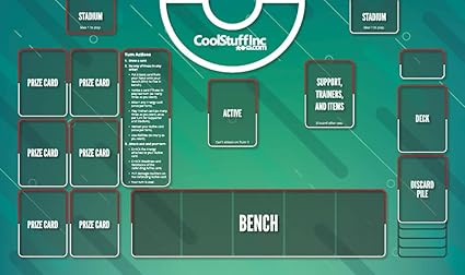Amazon.com: Coolstuffinc Pokemon TCG Play Mat: Great for Beginners ...