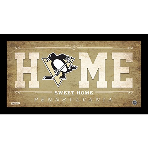 NHL Pittsburgh Penguins Home Sweet Home Sign, 6 x 12