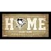 NHL Pittsburgh Penguins Home Sweet Home Sign, 6 x 12", Gold