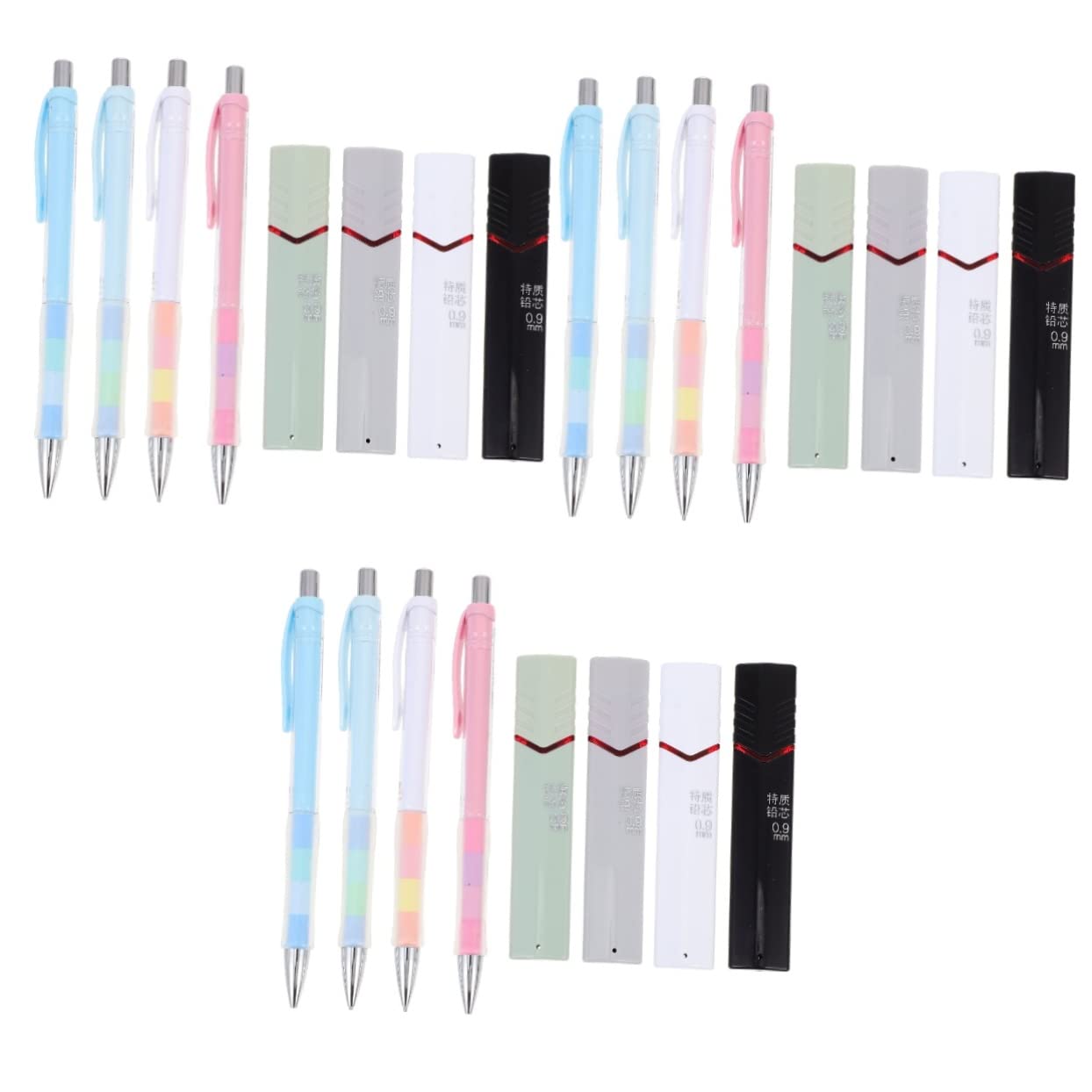STOBOK 12sets Matite Meccaniche Per Scrittura e Disegno Matite Automatiche Con Punta Retrattile Per Scuola e Ufficio Comfort e Design Ergonomico