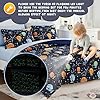 Twin Kids Comforter Set - 5 Pieces Twin Bedding Sets for Boys, Glow in The Dark Space Bed in A Bag with Sheets #2