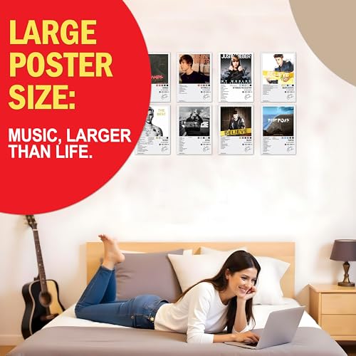 Image of Wonder Hub Wall Posters 8x12 inch (A4 Size) Included Self Adhesive on Back Wall Decor Posters Wall Art For Bedroom, Living room, Office, Dining Room (Justin)
