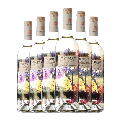 Barón de Ley Blanco Semidulce Semi-Seco Semi-Dulce Rioja 75 cl Vino blanco (Caja de 6 Botellas de 75 cl)