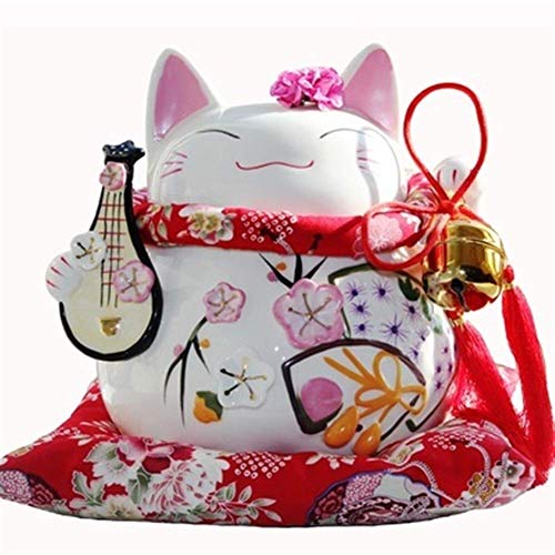 BESTonZON 9x Miniatur Winkekatzen - Resin Figuren Für Deko & Puppenhäuser