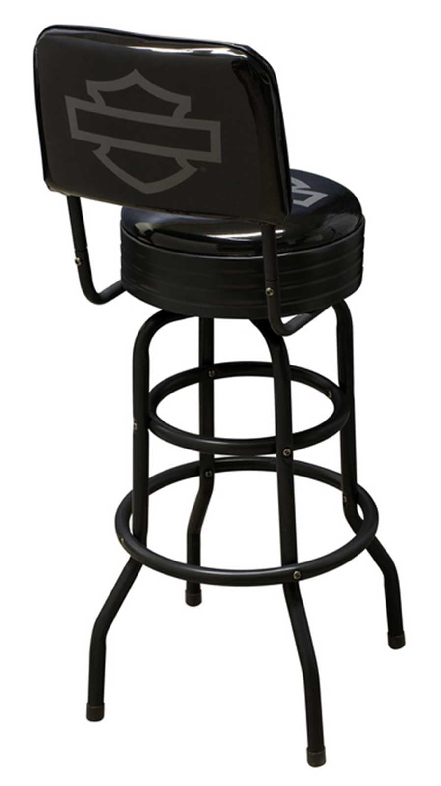 Amazon.com: Harley-Davidson Open Bar & Shield Bar Stool w/Backrest