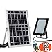 Produktbild 30W 150 LEDs Solar Flutlichter im Freien, Dämmerung bis zum Morgengrauen Remote Solarlichter, 3000 Lumen 3,7 / 8000mAh Wasserdichtes solarbetriebenes Licht Außenwandleuchten Solarlampe für Garten, Za
