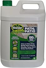Wonder Products Organic Path & Patio Cleaner 5 Litres - Removes moss, algae & green mould, 100% Organic, Pet & Wildlife friendly, Multiple surface use, Covers up to 170 sq metres