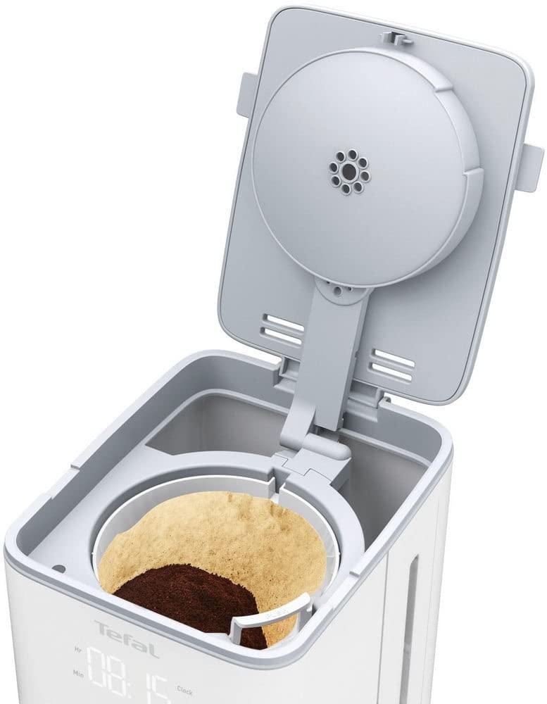 Tefal Sense CM693110 - Cafetera eléctrica programable (1000 W), color blanco