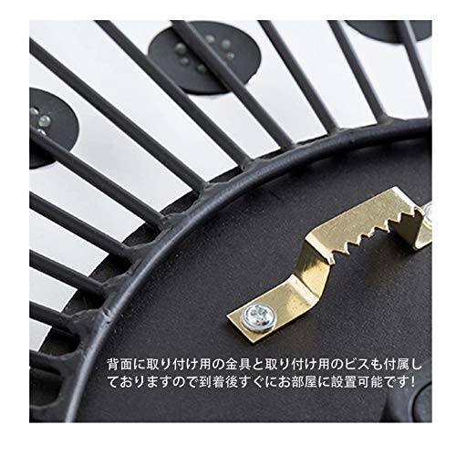 Amazon.co.jp: 壁掛け時計 壁時計 壁掛け おしゃれ 飾り物 音しない
