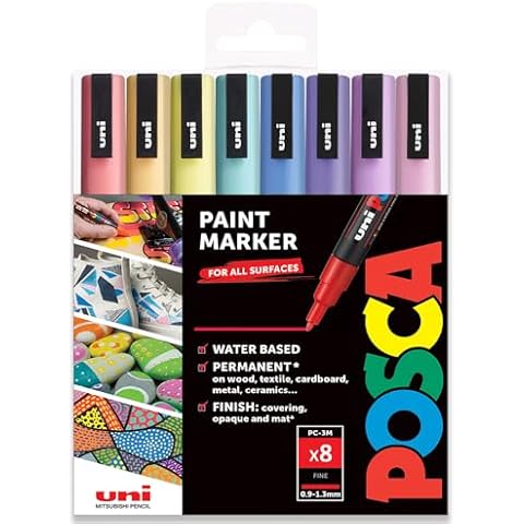 Posca PC-3M Pastel Paint Marker Set Cover