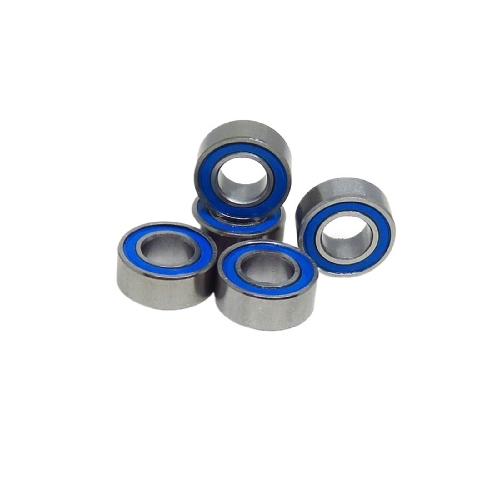 10 piezas MR105-2RS 5x10x4mm mini rodamiento de bolas MR105RS L-1050 WBC5-10 5 * 10 * 4 ABEC3 rodamiento sellado azul MR52 MR63 MR74 MR85 MR95 RS(687-2RS 7x14x5mm)