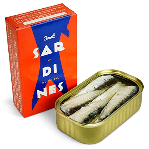 Pequeñas sardinas en aceite de oliva 10/12 piezas - caja 120g