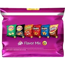 Frito-Lay Chips and Snacks Flavor Mix Variety Pack, 20 Count,Pack of 1