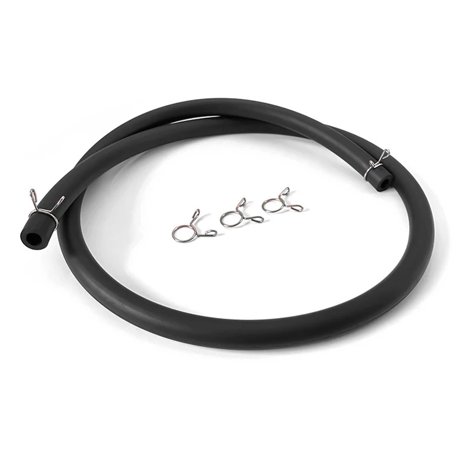 Gasöl-Kraftstoffschlauch 5 mm x 8 mm Universal-Benzinrohr(3M X 10 CLAMP_ID5 X OD8MM)