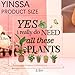 Plant Lover Gifts For Women Plant Lady Gifts For Gardening Women Christmas Birthday Mothers Day Gift Acrylic Decor Yes I Really Do Need All These Plants Acrylic Sign Stocking Stuffers For Gardeners