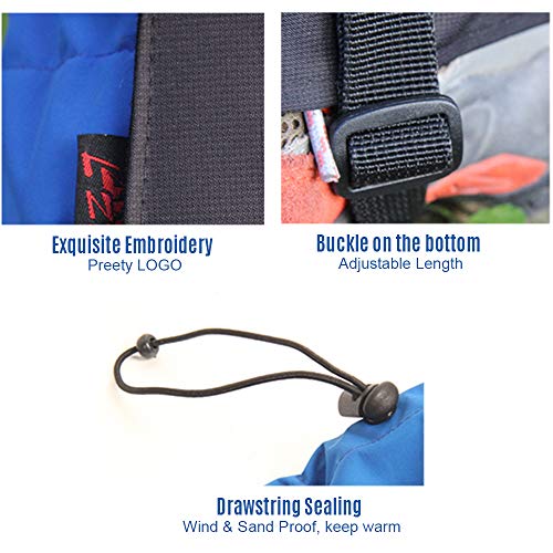 Polainas de perna, Romacci Perna Polainas Perna alta Bota Capa para sapato À prova d'água respiráve