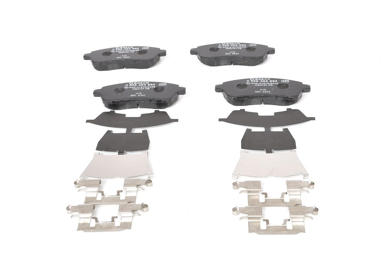 BOSCH Kit pastiglie freno, Freno a disco 0986494652 Compatibile con: FORD FIESTA VI, FIESTA VI Van