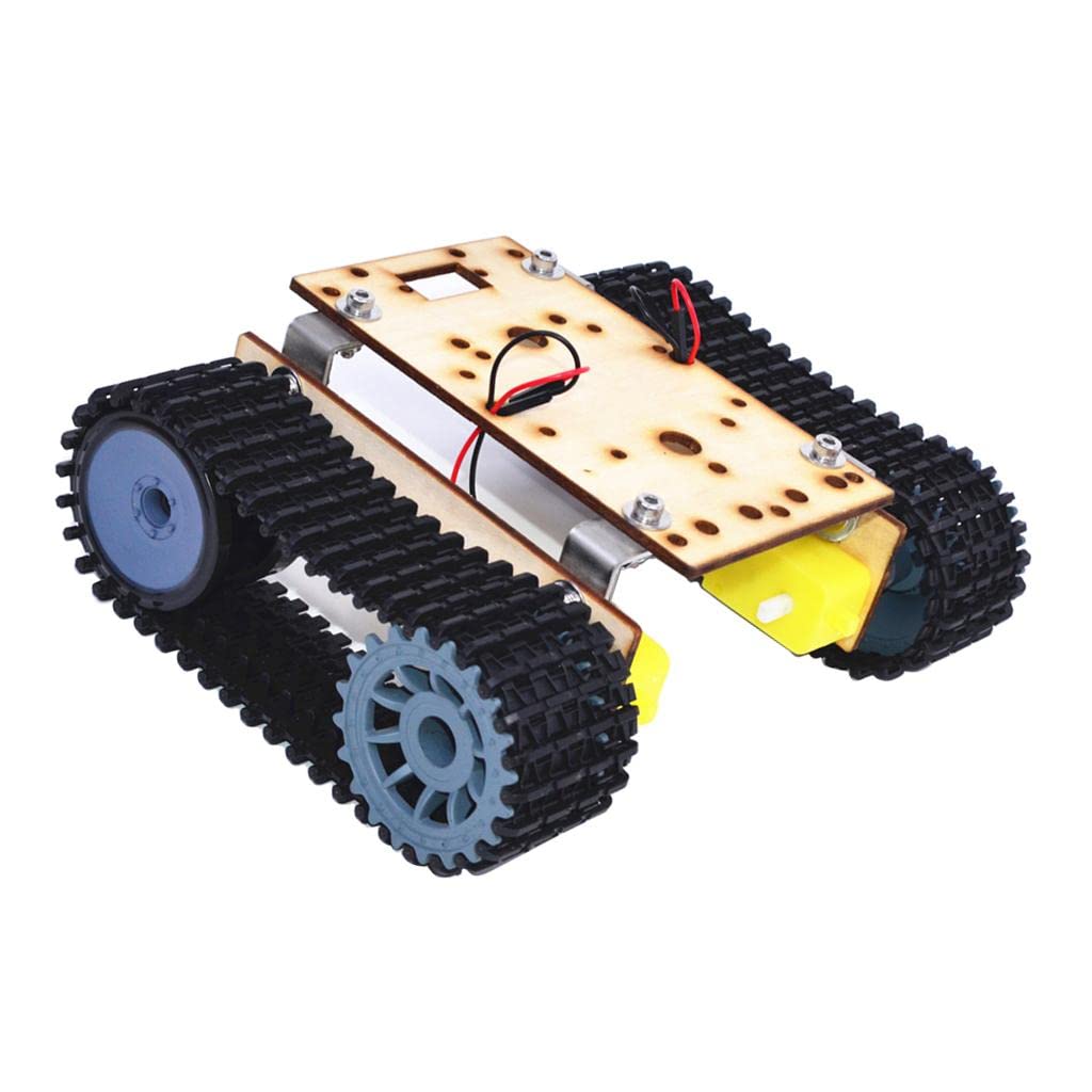 Robot Tanque Chasis Crawler Automóvil Metálico Kit DIY con de Plástico de Alta Elasticidad Adecuado para de Robótica Laboratorios