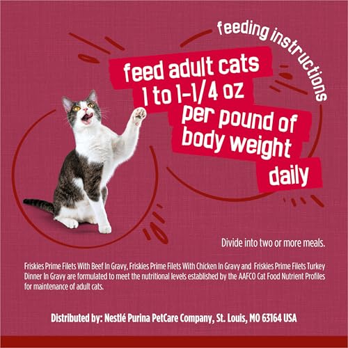 Purina Friskies Prime Filets Wet Cat Food in Gravy Variety (24) 5.5 oz Cans - image 8