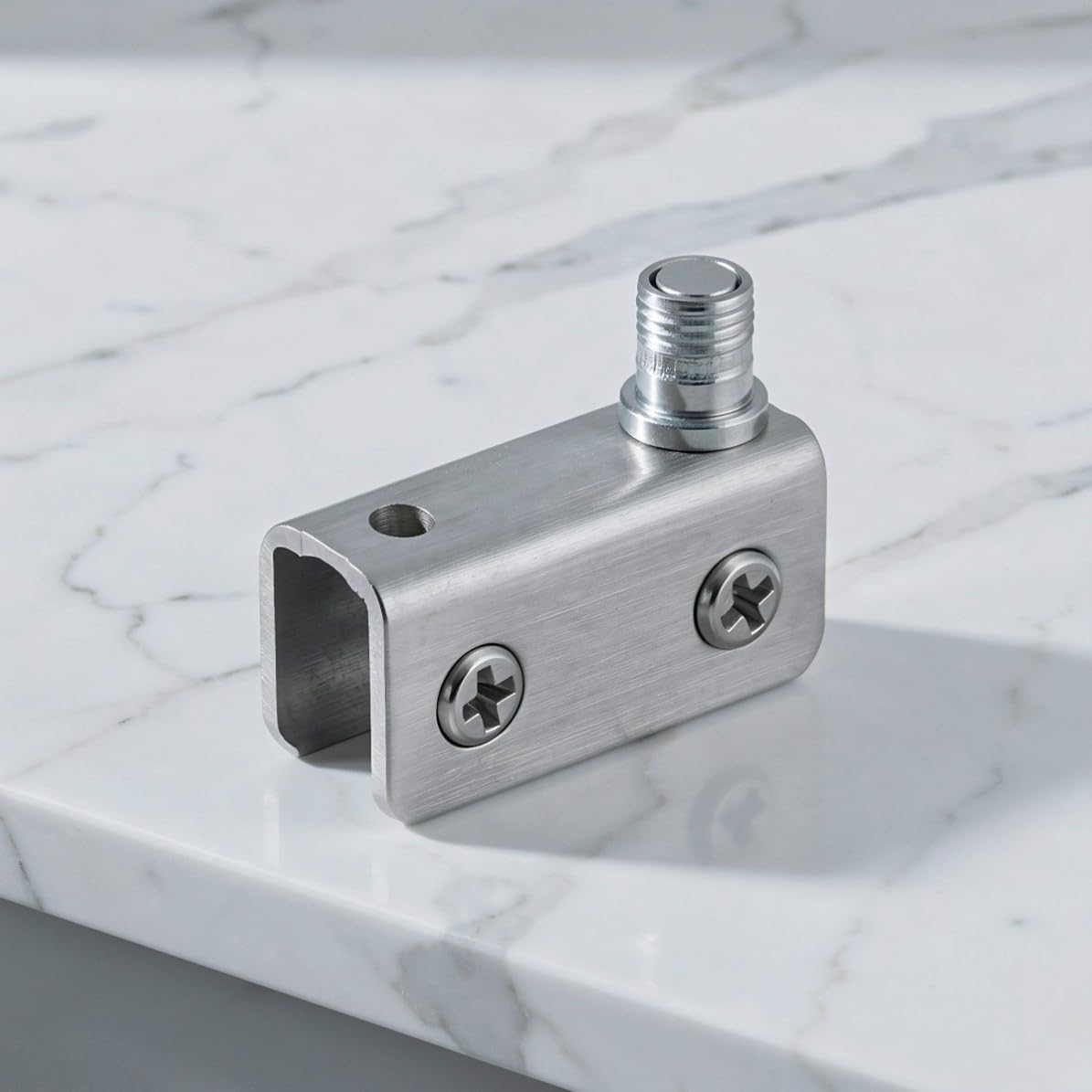 Glass Door Pivot Clamp Hinges 10pcs Stainless Steel