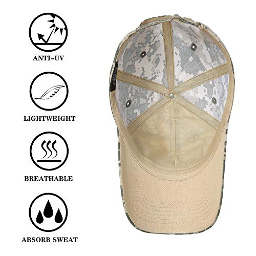 Image of IIN American Flag Baseball Cap for Men Women Low Profile USA Army Tactical Operator Military Plain Dad Hat