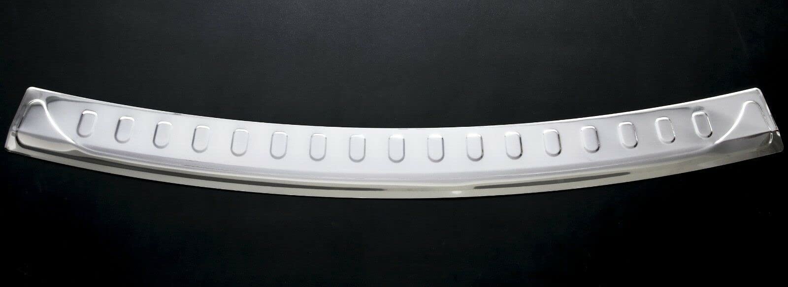 Protezione Paraurti In Acciaio Inox Per Seat Ateca - Set 2 Pezzi, Effetto Spazzolato, Adesivo