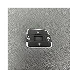 Dieser Lenkradknopf besticht durch sein stilvolles und minimalistisches Design und verleiht Ihrem Fahrzeuginnenraum eine elegante Note. Die klassische Farbgebung und die glatte Oberfläche harmonieren perfekt mit der Gesamtästhetik Ihres Autos.