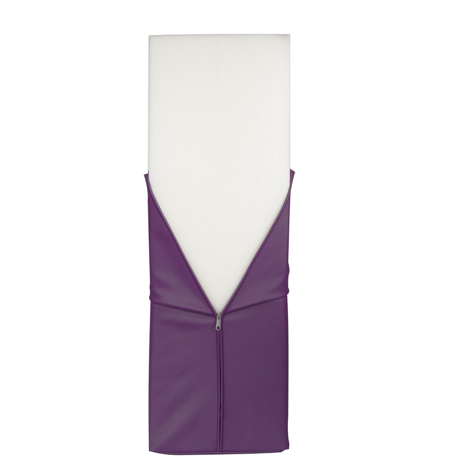 Master Massage Massage Bolster,Pillow Cushion, PU Upholstery, 100% Memory Foam, for Massage/Spa/Beauty/Tattoo/Back Pain Relief (Purple, 6'' Half Round)