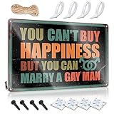 Photo Gallery funny signs billiard you can t buy happiness but you can marry a gay man targa in latta regalo divertente per la decorazione del bagno del capo (taglia : 30 x 40 cm) Photo Gallery funny signs billiard you can t buy happiness but you can marry a gay man targa in latta regalo divertente per la decorazione del bagno del capo (taglia : 30 x 40 cm)