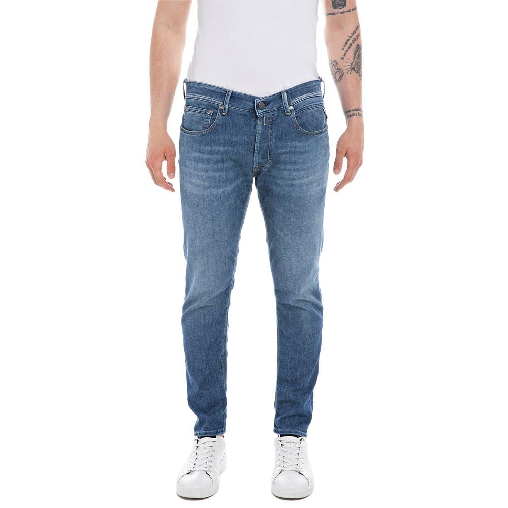 Replay Herren Jeans Willbi Regular-Fit, Medium Blue 009-7 (Blau), 29W / 32L