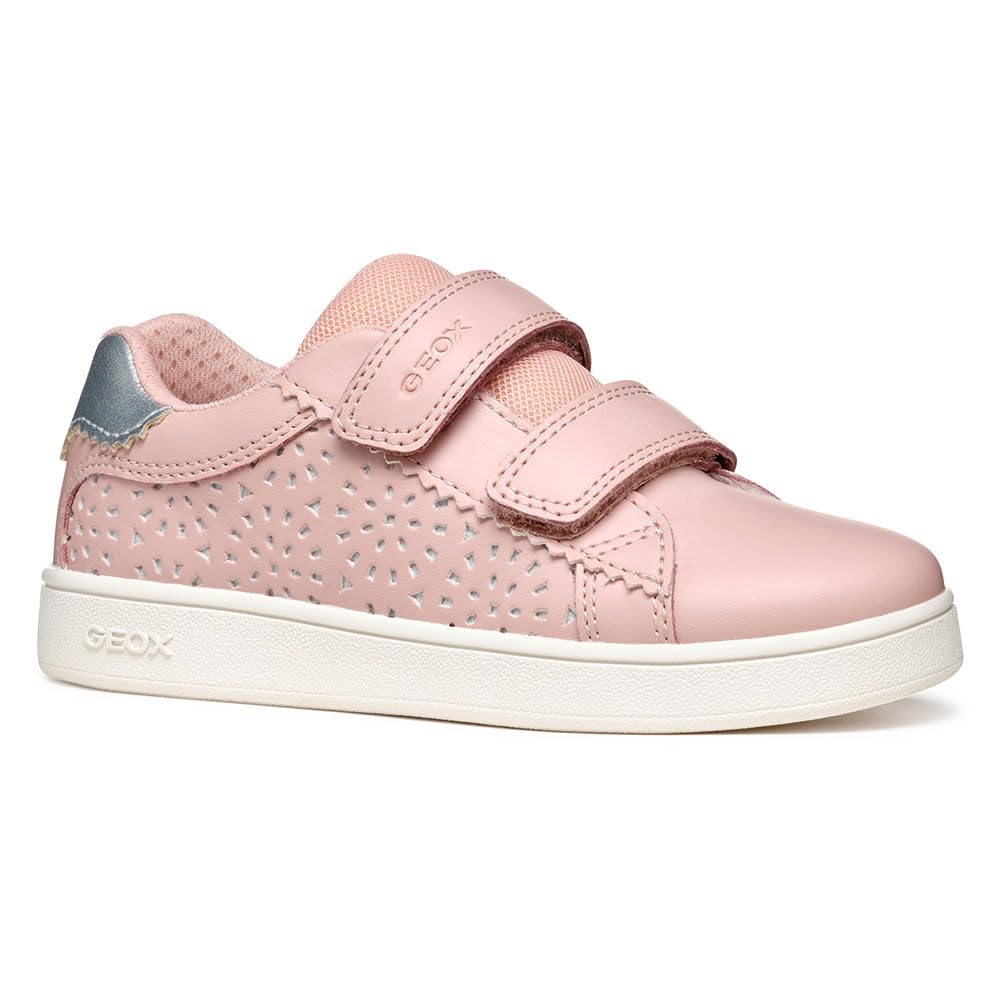 Geox J ECLYPER Girl A, Girls’ Sneaker, Lt Rose/Silver,