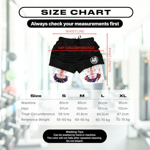 CROWN Anime Compression Shorts - Breathable Stretch Gym Short with Pockets3