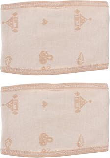 Web Belt 2Pcs Baby Belly Button Band Thickened Cotton Infant Abdomen Umbilical Cord Newborn Waist Support Band Warm Cover Hernia Care Navel Truss Support for Baby Colic Relief Tummy Tape