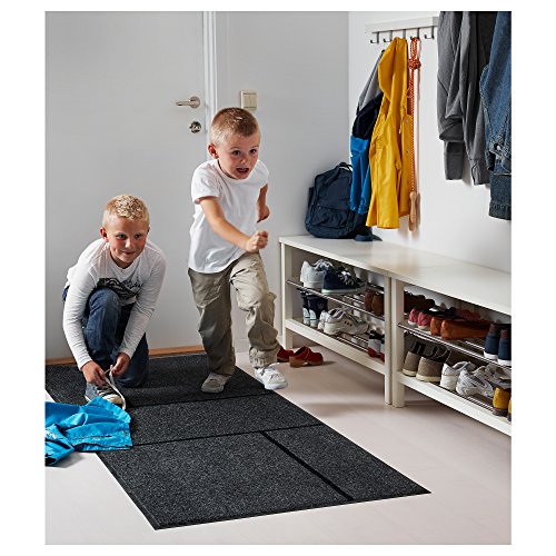 Tapis d'entrée ProTuning KÖGE grand format 82x200 cm gris noir - 3