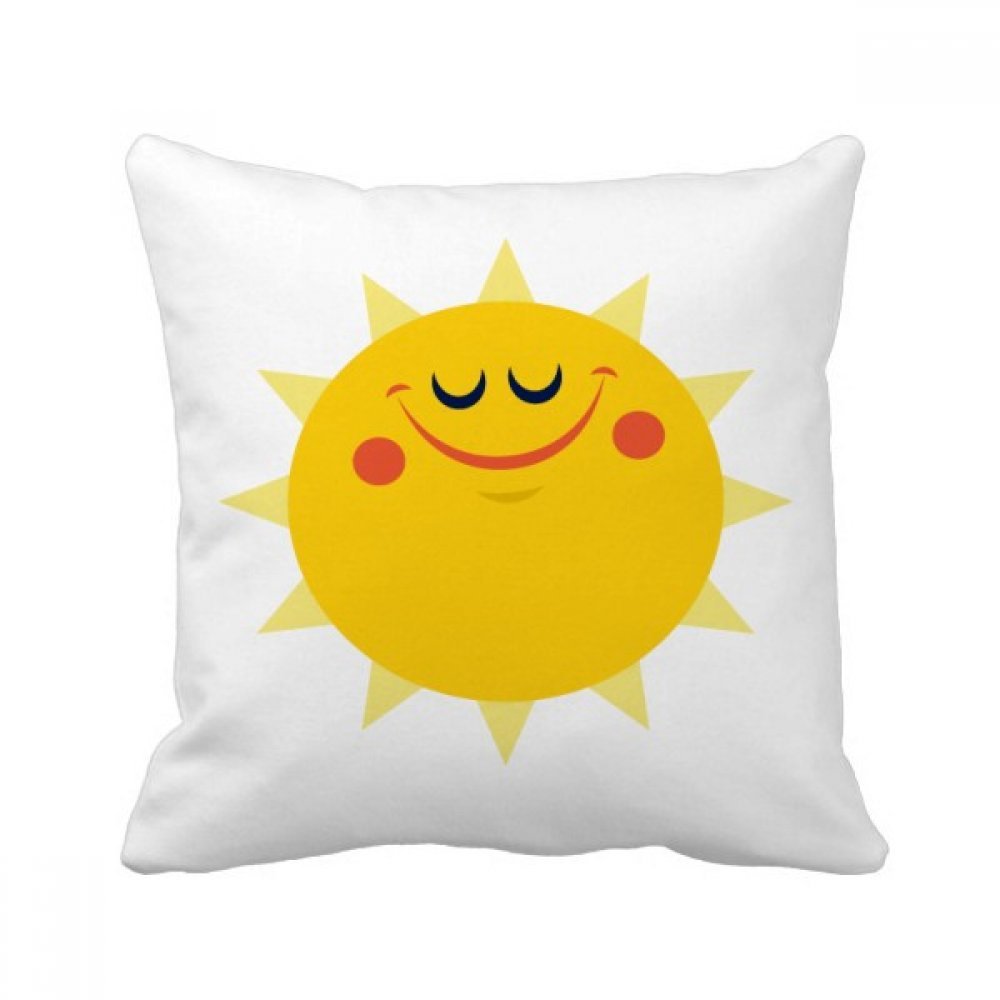 Universe And Alien Smiling Sun Throw Pillow Sleeping Sofa Cushion Cover