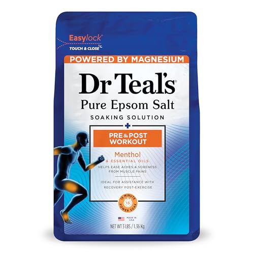 Dr Teal's Epsom Salt Magnesium Soak, Pre & Post...