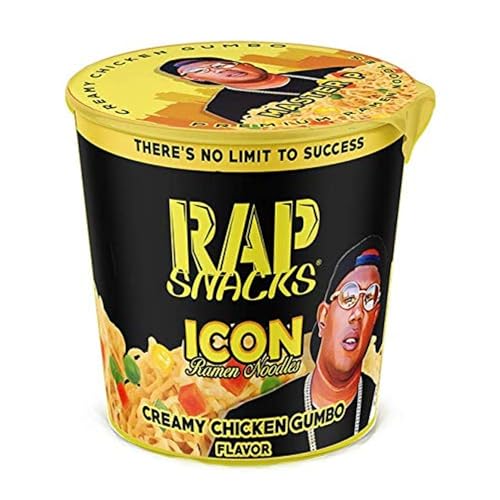Rap Snacks Creamy Chicken Gumbo ICON Ramen Noodles...